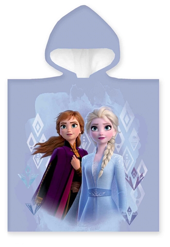 Billede af Badeponcho - Børnehåndklæde - Frozen Disney - 50x100 cm - 100% Bomuld hos Shopdyner.dk